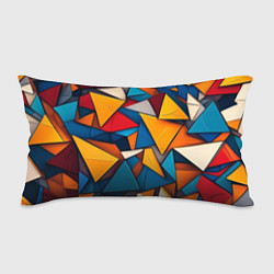 Подушка-антистресс Разноцветные треугольники