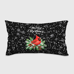 Подушка-антистресс Рождественский красный кардинал