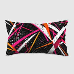 Подушка-антистресс Разноцветные праздничные линии, цвет: 3D-принт