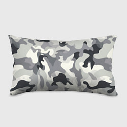 Подушка-антистресс Бело-серый камуфляж, цвет: 3D-принт