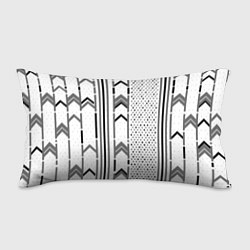 Подушка-антистресс Закулисье чёрно-белое, цвет: 3D-принт