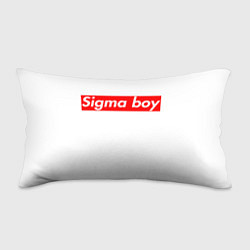 Подушка-антистресс A real sigma boy merch meme надпись из песни в тик