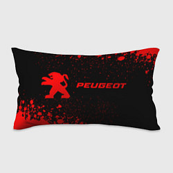 Подушка-антистресс Peugeot - red gradient по-горизонтали