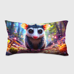 Подушка-антистресс Опоссум в лесу, цвет: 3D-принт