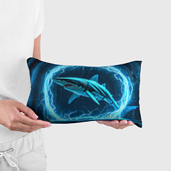 Подушка-антистресс Акула в электрическом кольце, цвет: 3D-принт — фото 2