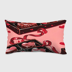 Подушка-антистресс Шоколадки в форме сердца, цвет: 3D-принт