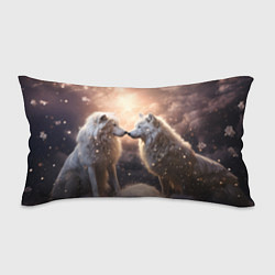 Подушка-антистресс Волчья нежность, цвет: 3D-принт