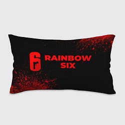 Подушка-антистресс Rainbow Six - red gradient по-горизонтали