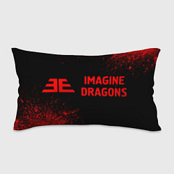 Подушка-антистресс Imagine Dragons - red gradient по-горизонтали
