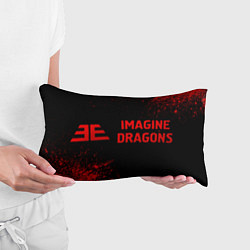 Подушка-антистресс Imagine Dragons - red gradient по-горизонтали, цвет: 3D-принт — фото 2