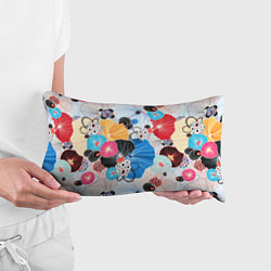 Подушка-антистресс Цветы - абстрактные узоры, цвет: 3D-принт — фото 2