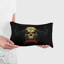 Подушка-антистресс Metallica - skull with fangs, цвет: 3D-принт — фото 2