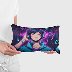 Подушка-антистресс Любитель музыки, цвет: 3D-принт — фото 2