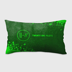 Подушка-антистресс Twenty One Pilots - green gradient по-горизонтали