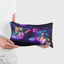 Подушка-антистресс Человек-паук неоновый свет, цвет: 3D-принт — фото 2