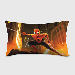 Подушка-антистресс Человек-паук пускает паутину, цвет: 3D-принт