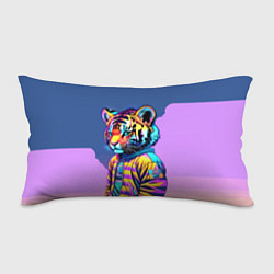 Подушка-антистресс Cool tiger cub - pop art, цвет: 3D-принт