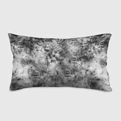 Подушка-антистресс Серый тай дай - абстракция, цвет: 3D-принт