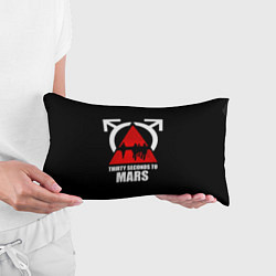 Подушка-антистресс 30 Seconds to Mars - poster, цвет: 3D-принт — фото 2