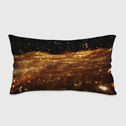 Подушка-антистресс Золотистые крупицы на черном