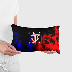 Подушка-антистресс Doom flame neon, цвет: 3D-принт — фото 2