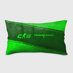 Подушка-антистресс Counter-Strike 2 - green gradient по-горизонтали, цвет: 3D-принт