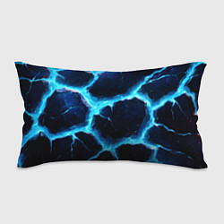 Подушка-антистресс Голубая потертая текстура с разломом