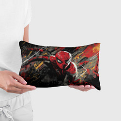 Подушка-антистресс Человек-паук и красная краска, цвет: 3D-принт — фото 2