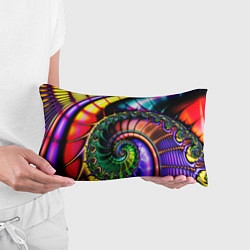 Подушка-антистресс Фрактальный узор неоновый, цвет: 3D-принт — фото 2