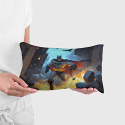 Подушка-антистресс Бэтмен в прыжке, цвет: 3D-принт — фото 2