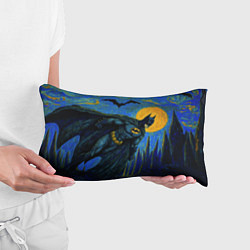 Подушка-антистресс Бэтмен в стиле Ван-Гога, цвет: 3D-принт — фото 2