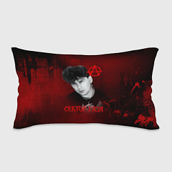 Подушка-антистресс Сектор газа красный фон, цвет: 3D-принт