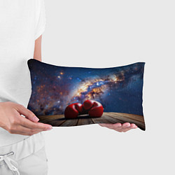 Подушка-антистресс Боксерские перчатки в космосе, цвет: 3D-принт — фото 2
