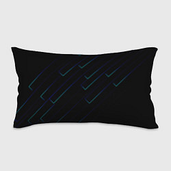 Подушка-антистресс Color blue black, цвет: 3D-принт