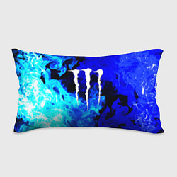 Подушка-антистресс Monster energy синий дым, цвет: 3D-принт