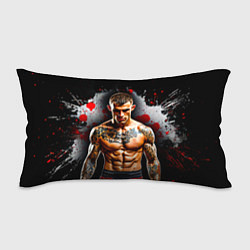 Подушка-антистресс Дастин Порье на черном, цвет: 3D-принт