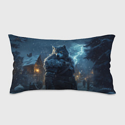 Подушка-антистресс Волк в доспехах, цвет: 3D-принт