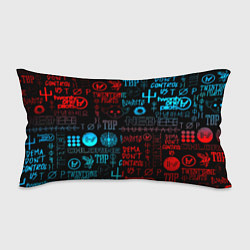 Подушка-антистресс Twenty one pilots rock pattern