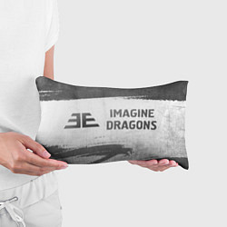 Подушка-антистресс Imagine Dragons - white gradient по-горизонтали, цвет: 3D-принт — фото 2