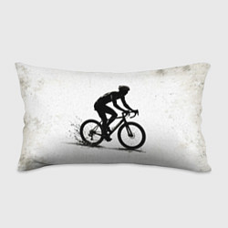Подушка-антистресс Триатлонист на белом