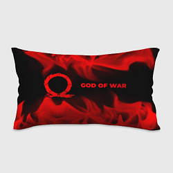 Подушка-антистресс God of War - red gradient по-горизонтали, цвет: 3D-принт