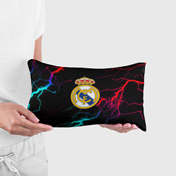 Подушка-антистресс Real Madrid neon storm, цвет: 3D-принт — фото 2