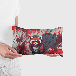 Подушка-антистресс Красная панда в капюшоне, цвет: 3D-принт — фото 2