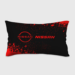 Подушка-антистресс Nissan - red gradient по-горизонтали