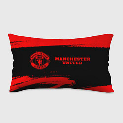 Подушка-антистресс Manchester United - red gradient по-горизонтали