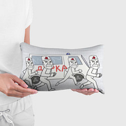 Подушка-антистресс Дурка мем скорая, цвет: 3D-принт — фото 2