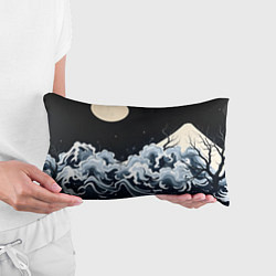 Подушка-антистресс Японские волны и луна, цвет: 3D-принт — фото 2