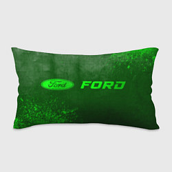 Подушка-антистресс Ford - green gradient по-горизонтали, цвет: 3D-принт