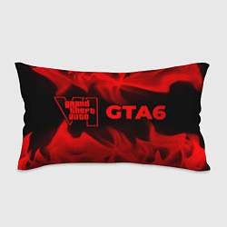 Подушка-антистресс GTA6 - red gradient по-горизонтали