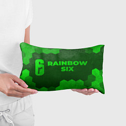 Подушка-антистресс Rainbow Six - green gradient по-горизонтали, цвет: 3D-принт — фото 2